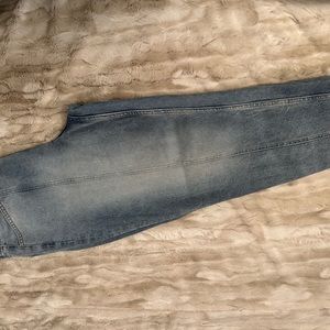H&M front seam straight leg jeans